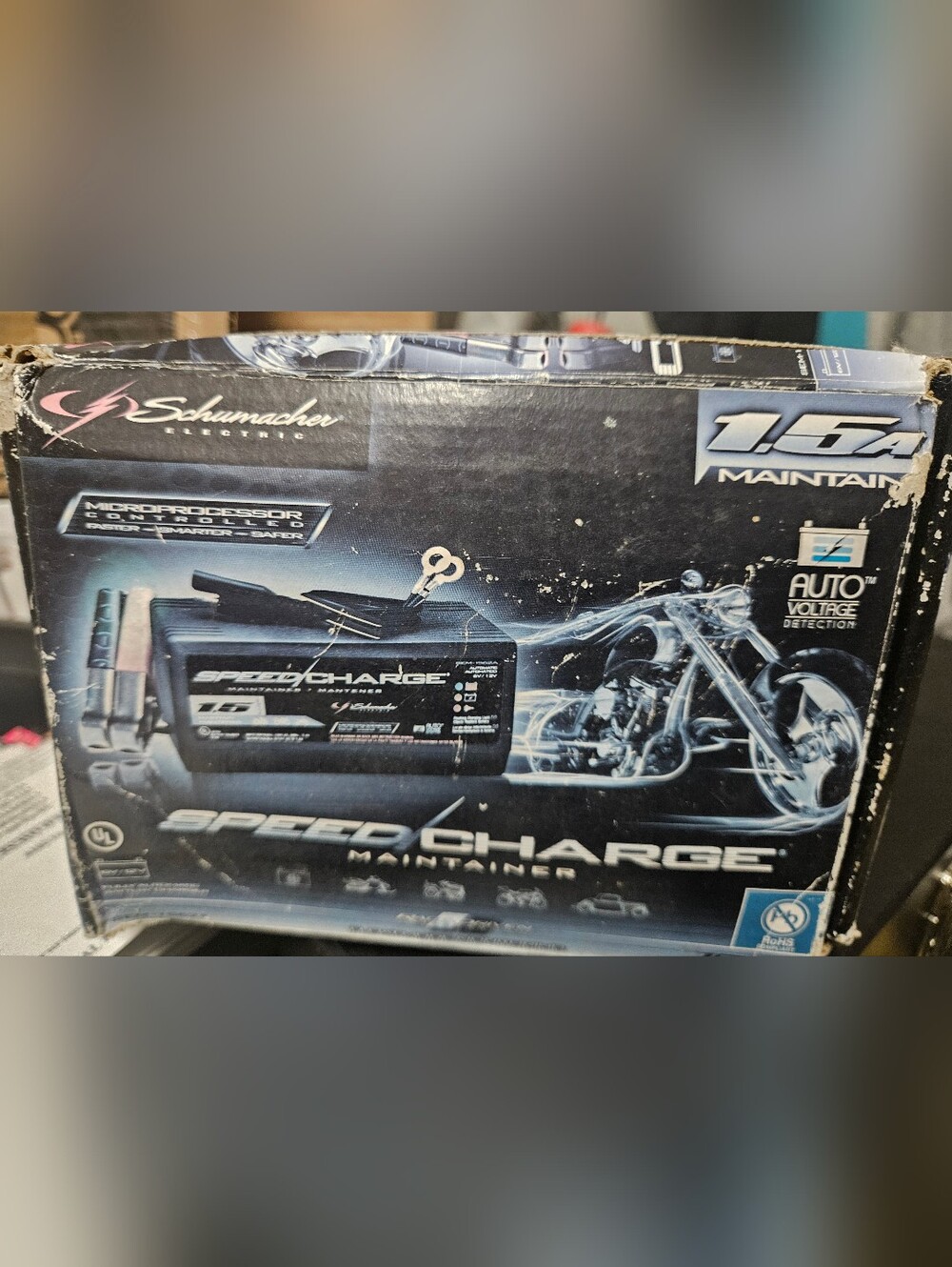 Schumacher SpeedCharge 1.5A Black Battery Maintainer